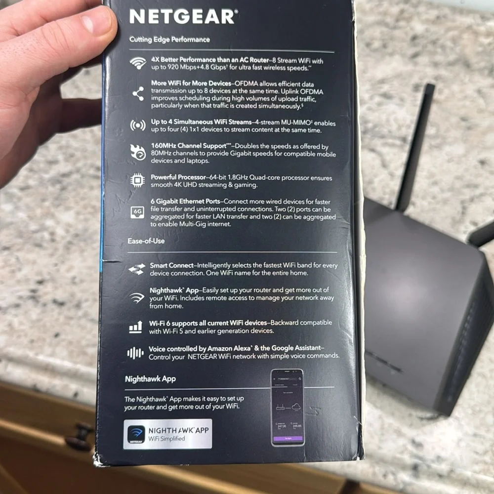 NETGEAR Nighthawk AX8 Wireless Router - Gray - Picture 5 of 6
